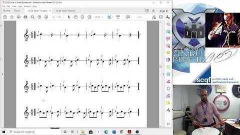 SCQF Level 3 Drumming - Flams in Compound Time TUTORIAL VIDEO