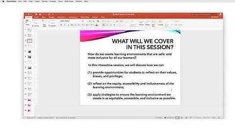 Creating Safe and Inclusive Learning Environments