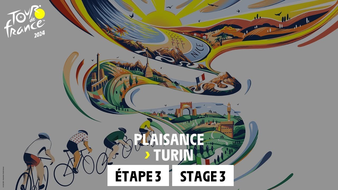 Stage 3 : Plaisance - Turin #TourdeFrance 2024
