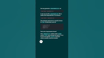 Pip freeze vs. pip list #shorts