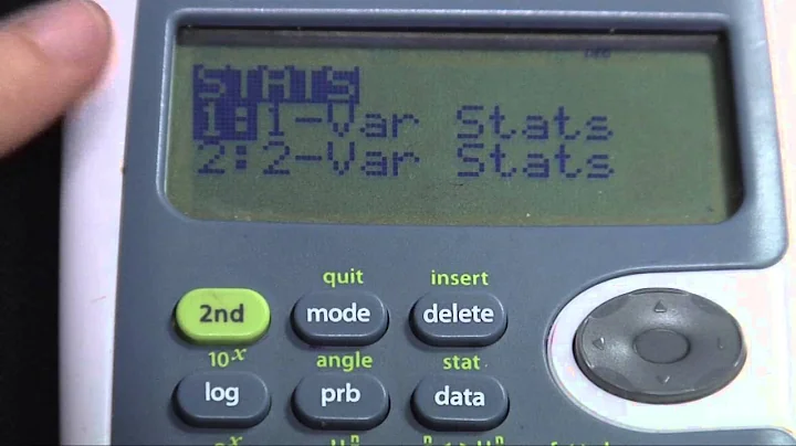 TI-30 XS Mean-Standard_Deviation-Variance