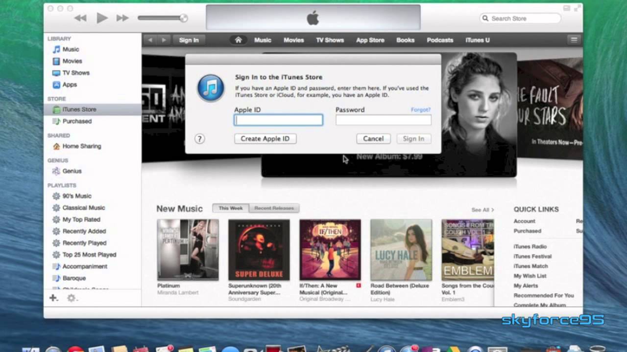 making new itunes account