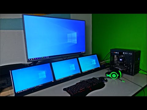 4 écrans sur un PC ???