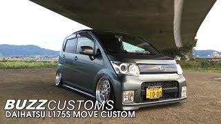 Japan Custom K Car ダイハツ 175 ムーヴ カスタム スタンスカスタム Work Seeker Fx 車高短 Jdm Usdm Stance K Car Custom Youtube