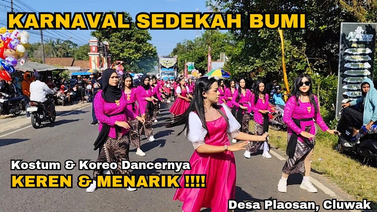 Full Video Kemeriahan Karnaval Sedekah Bumi Desa Plaosan, Cluwak, Pati 2025