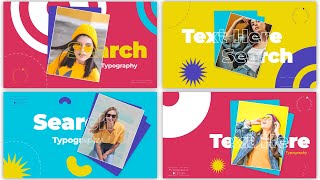 Motion Graphic Animation | After Effects Templates | Typography SlideShow Scene Pack