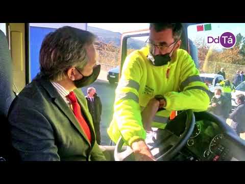 V&Iacute;DEO | O delegado do Goberno en Galicia, Jos&eacute; Mi&ntilde;ones, co&ntilde;ece na Gudi&ntilde;a o funcionamento dunha quitaneves