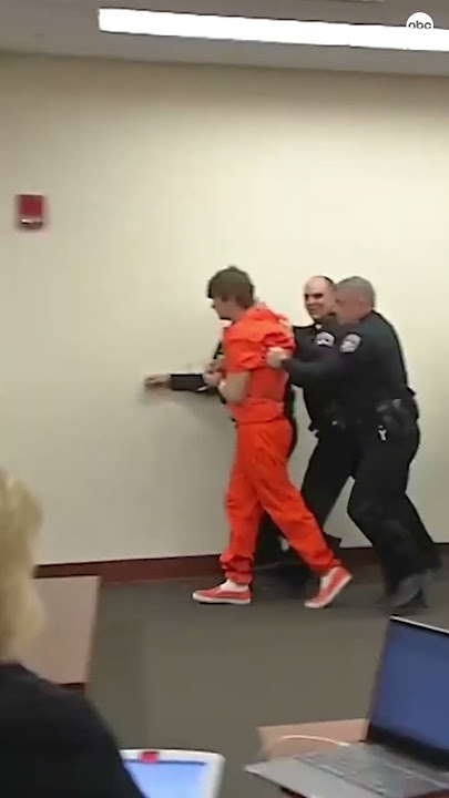 Moment a man lunges at Buffalo mass shooter in courtroom during sentencing hearing. #news