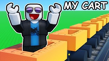 i built the FASTEST Cart in Roblox build a cart...