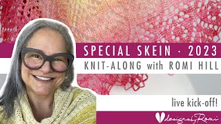 2023 Special Skein KAL - knit with Romi Hill: kick-off!
Grab your perfect skein for the Special Skein KAL!
Kicking it off today with an intro to two new one skein shawls. This is a fairly short KAL, just going from the last day of August to the last day of September. You can choose any of my one skein projects, but wait until you see the two new ones to decide. Ill also be knitting up the third shawl in this one skein collection right along with you as we all progress! There will be Zooms each Saturday, and prizes, so make sure to subscribe to my newsletter and get the latest news. Im so excited to get going!
Do you have a single special skein youve been saving? Then this knit-along is for you. Do you have lots to do, and dont want to commit to a huge project? Then this KAL is for you too! Do you just want to hang out with other knitters, chat, and relax? Then yes: its for you too! This is the ultimate KAL for knitters with lots of stash and too much to do, and everyone else too.
If you love this type of content, please like and subscribe! Sign up for my newsletter here: https://designsbyromi.com/newsletter/ to get 15% off your first pattern purchase. 2023 Special Skein KAL - knit with Romi Hill: kick-off!