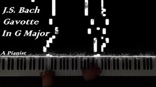 J.S. Bach - Gavotte From French Suite No. 5 in G major, BWV 816 Piano