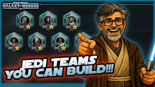 Five Jedi Teams to Build From Your Lightspeed Tokens in Star Wars Galaxy of Heroes