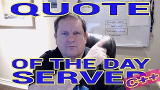 Creating a Quote of the Day Server in C++
