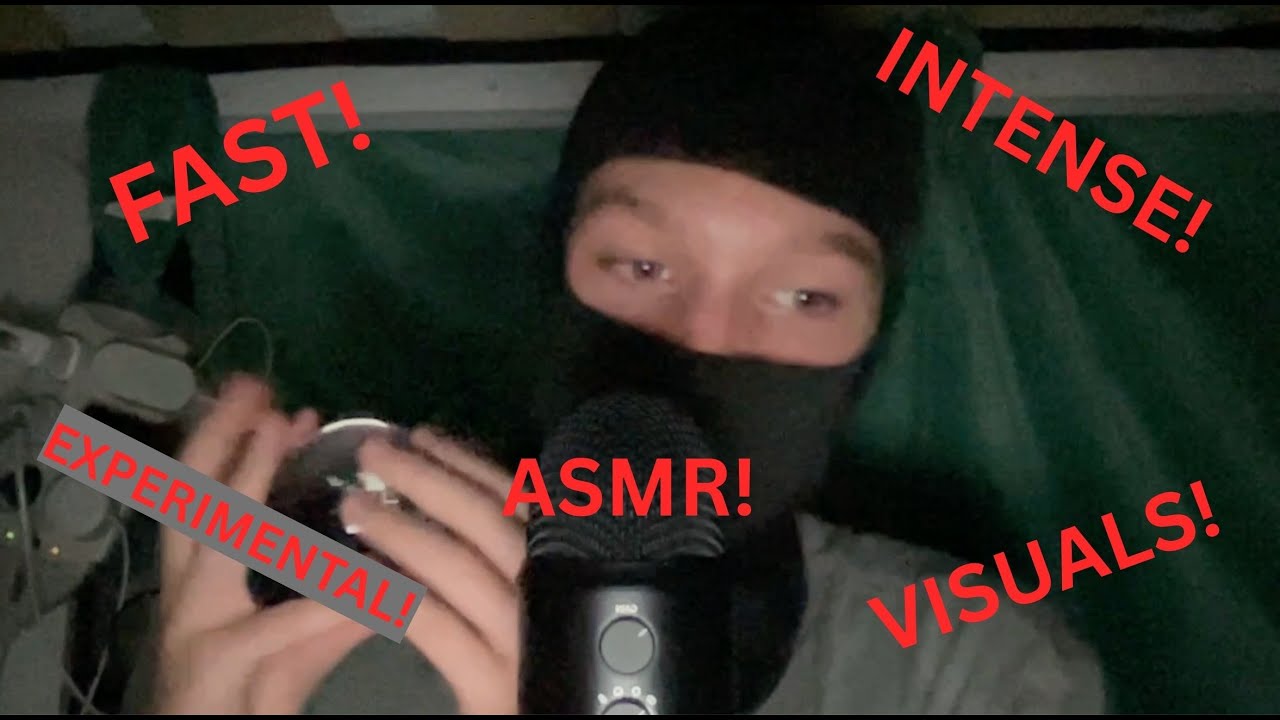 fast & intense experimental asmr for sleep! (crazy visuals)