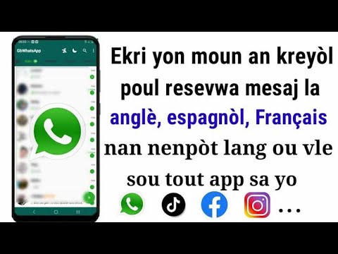 vrè fason pou&rsquo;w ekri yon moun an kreyòl poul jwen mesaj la espayòl anglè Fransè Nap sezi