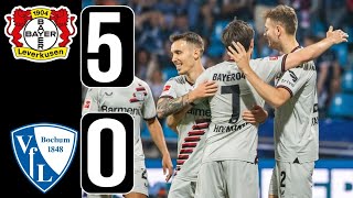 Bayer Leverkusen vs Bochum (5-0) BO04 - bochum All Goals & Extended Highlights