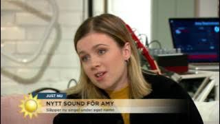 Amy Deasismont intervjuad i Nyhetsmorgon 2016-10-15