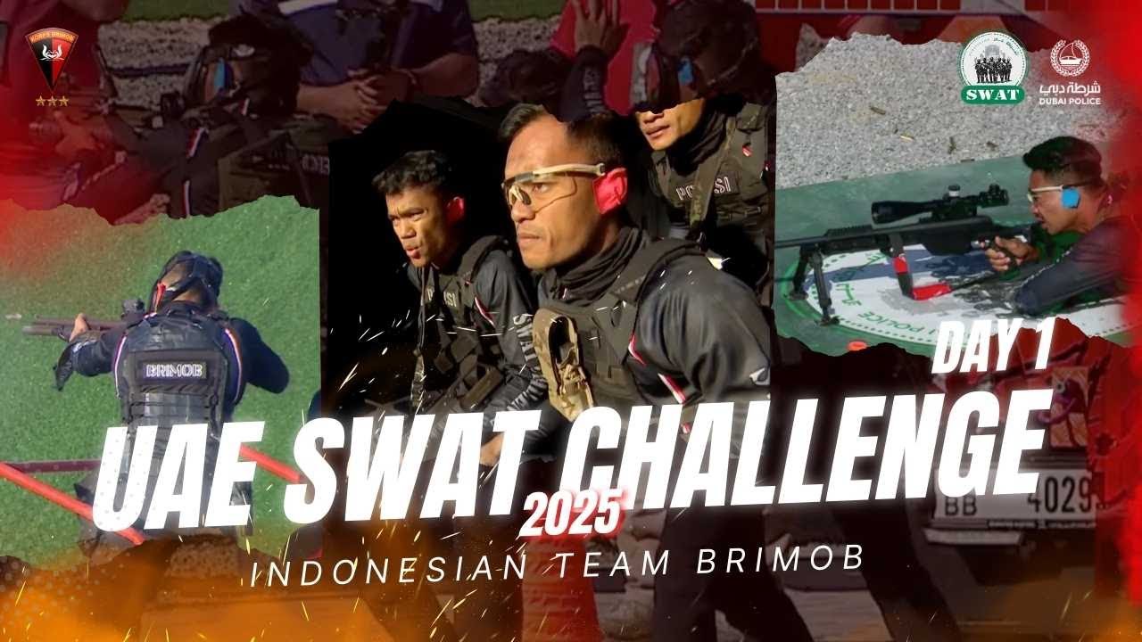 UAE SWAT CHALLENGE DAY 1 - INDONESIAN TEAM BRIMOB