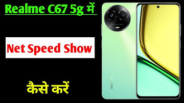realme C67 5g me network speed on kaise kare | how to enable network speed realme C67 5g