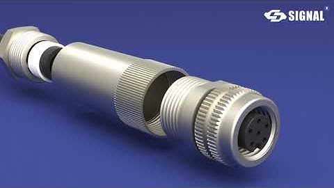 SIGNAL M8 A-Coding Metal Connector (Solder) Overview