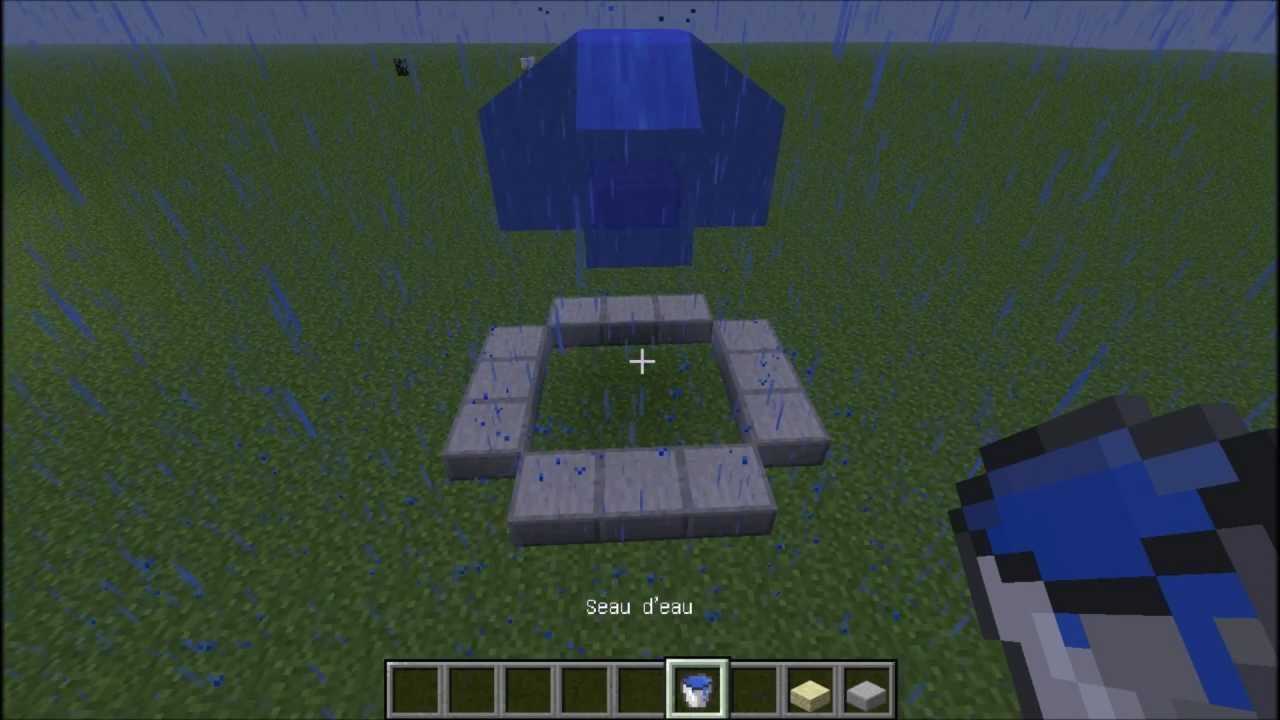 [TUTO FR] Comment construire une fontaine sur minecraft ? - YouTube
