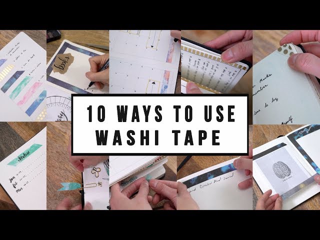 WHAT IS WASHI TAPE? + 10 TIPS TO USE IT | ANN LE