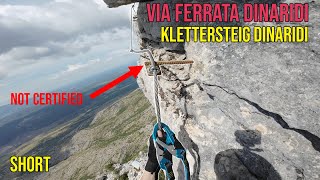 Via Ferrata / Dinaridi / climbing Croatias highest mountain / short