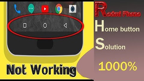 Redmi-xiaomi Home button not Working solution 1000% TESTED FIX HOME key - back key touch no need app