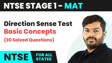 NTSE MAT (Stage 1) | Direction Sense Test - Basic Concepts (30 Solved Questions)
