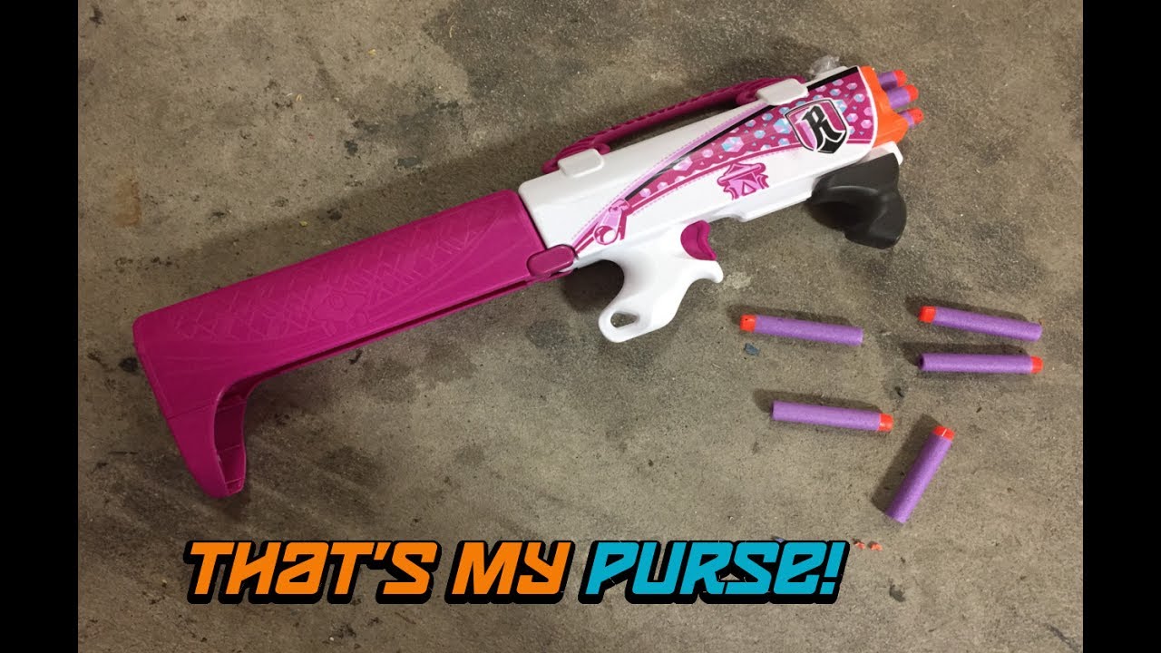Folding Shotgun Purse? The Nerf Rebelle Secret Shot S7 YouTube