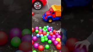 A car with balloons for kids