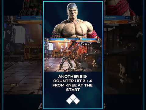 Knee shows off the power of Bryan in TEKKEN 8