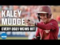 All 14 hits from Kaley Mudge's record-breaking 2021 WCWS