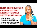REBA IGITUBA GIFITE AMAZI UKO KIMEZE DORE UKO UKIRONGORA UKARYOHERWA UZAJYA UKOZAMO IMBORO AMAZI AZE 