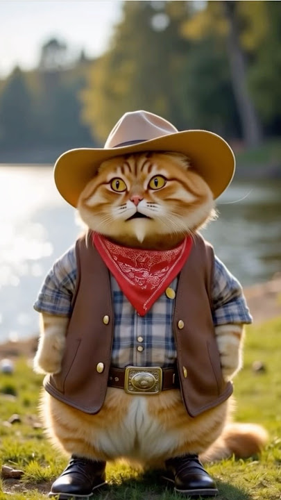 Orange cat save a baby #ai #cat #anime #ytshorts #explorepage #viral #like #cartoon