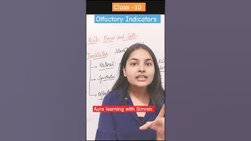 👃 Smell the Science! Olfactory Indicators in Action! 🔥 | Watch Full Video 🎬 #science #class10
