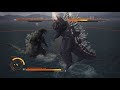 Godzilla (PS4) Online VS: SpaceGodzilla vs. Godzilla (1964) vs. Burning Godzilla