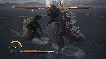 Godzilla (PS4) Online VS: SpaceGodzilla vs. Godzilla (1964) vs. Burning Godzilla