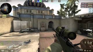 CS:GO Competitive AWP quad feed w/ collateral (Livestream Highlight)