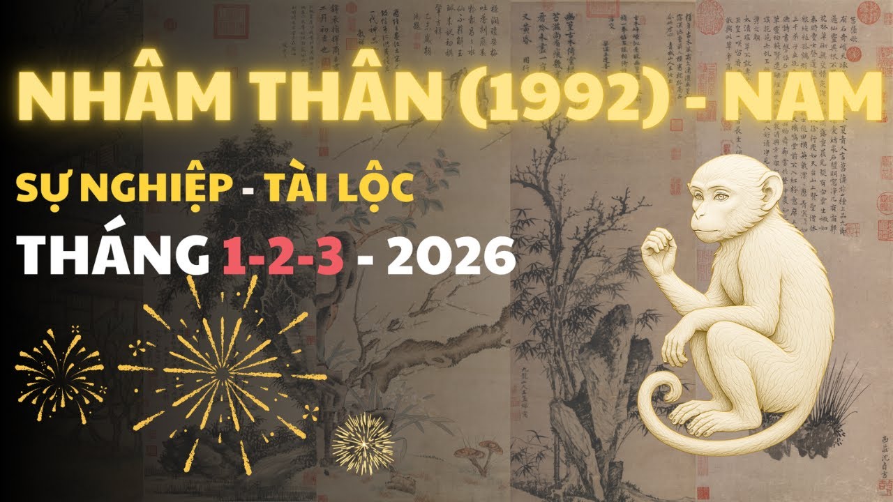 3 Tháng Đầu Năm 2026 Của Nam Nhâm Thân 1992 | Kho Tu Vi