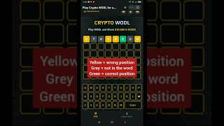 How to Play Binance WODL on Binance Mobile App #shorts #crypto #games #gameplay #puzzle #binance screenshot 3