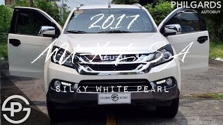 2017 ISUZU MU-X LSA 3.0 IN SILKY WHITE PEARL  (MAY 2023)