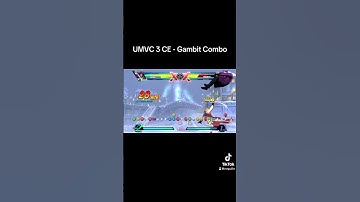 UMVC 3 CE - Gambit Combo #marvelvscapcom #umvc3 #gambit #xmen