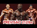 DEREK LUNSFORD VAI SURPREENDER? - Previsão Geral 212lbs Mr. Olympia 2020