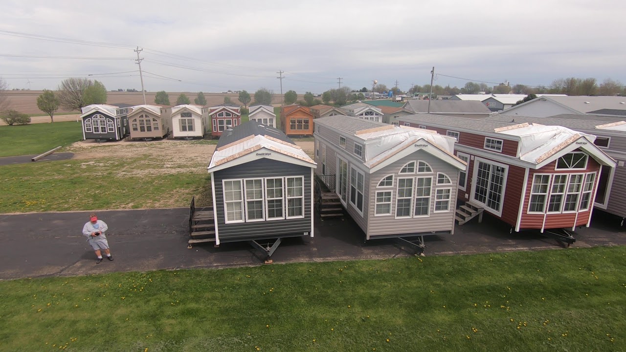 Sublette Illinois RV Sales: RV Park Model Inventory Quailridge Summit and Log Cabin RV flyby