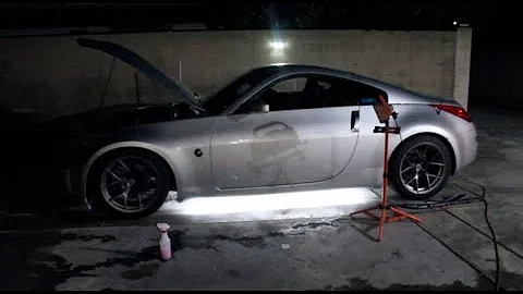 Installing Underglow on a 350Z!! (Not a Flex Seal Commercial)