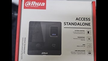 ACCESS STANDALONE | DHI-ASI1212F-D | ACCESS CONTROL CONFIGURATION.