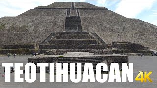 Teotihuacan, Mexico, walking tour 4k 60fps