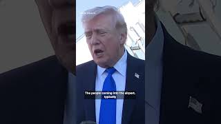 Trump asked ICE agents not to wear masks at airports