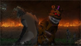Nightmare Fredbear vs Nosey - Part 2 Teaser | Animation